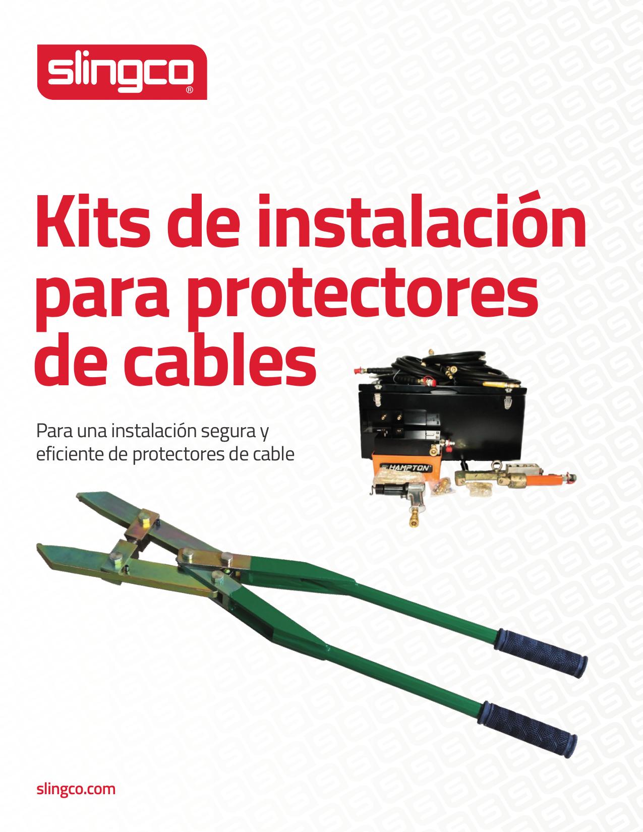 Kits de instalación para protectores de cables